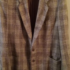 Giorgio Armani Brown Tweed Vintage 1990s Blazer